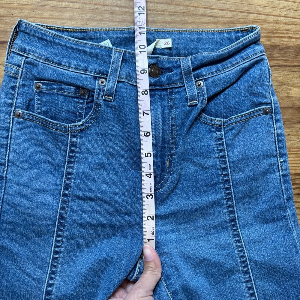 Levi's 726 Blue Flare Jeans Size 26 - Picture 12 of 13